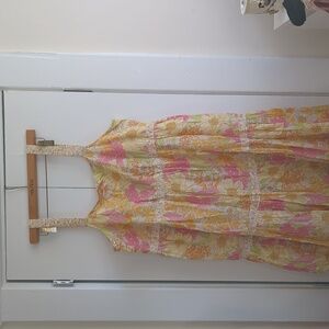 American Eagle Outfitters Floral Dress - Pink, Yellow, Orange